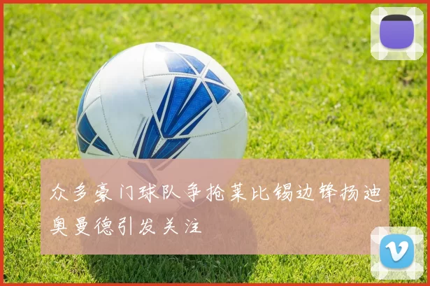 众多豪门球队争抢莱比锡边锋扬迪奥曼德引发关注
